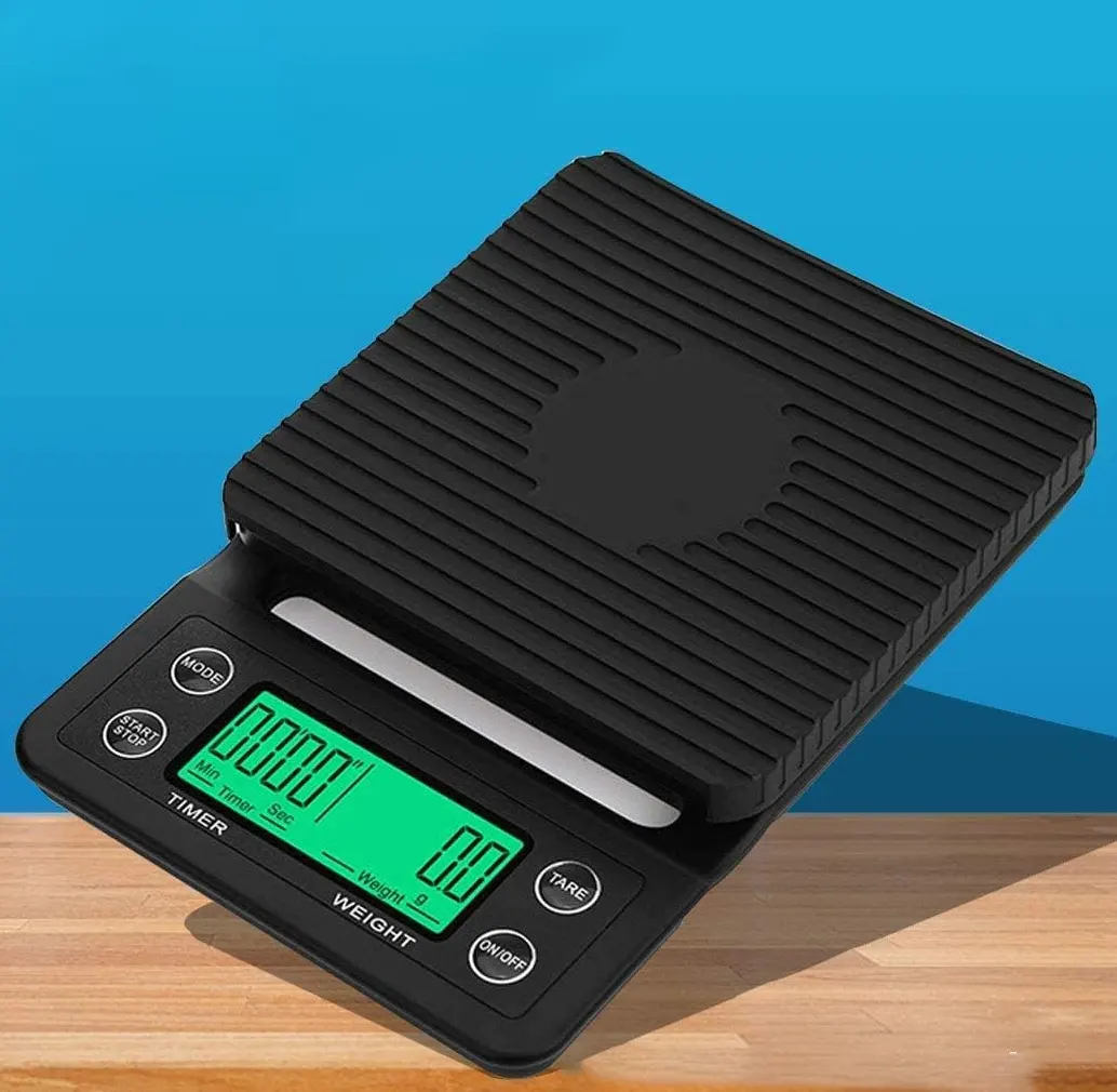 Al Manar Digital Kitchen Scale, 5 Kg, Black