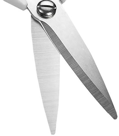 Lux Kitchen Scissors, Black On White, 10-36