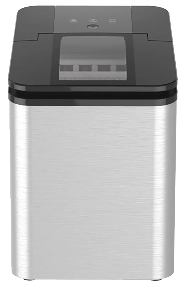 Bergen Ice Maker, 1.8 L, 0.6 kg Ice Storage Capacity, Self-Cleaning Function, Silver, IC1206S