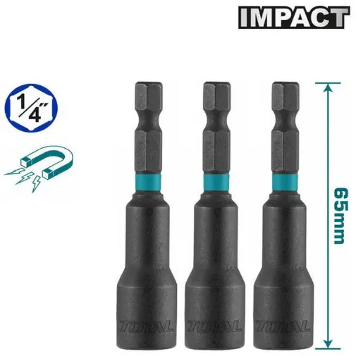 طقم لقم اكس توتال تولز ، 6قطع  ، من 6 - 12مللي ، TAC2765061