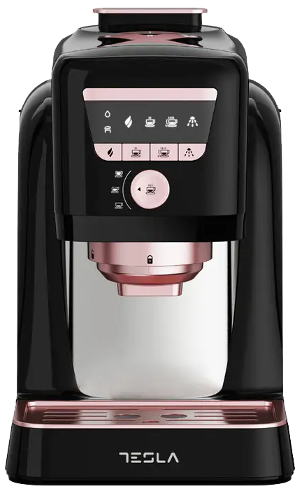 Tesla Turkish Coffee Maker, 700 Watt, 1 Liter Capacity, LED Display, Black, TSL-CM300