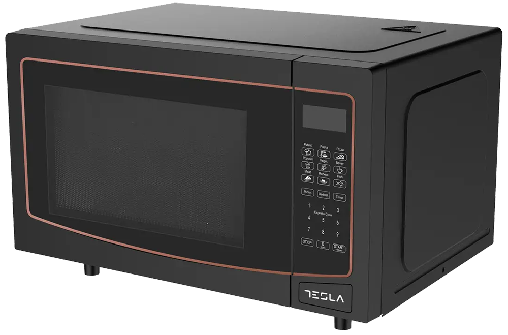 ميكروويف تيسلا ، 1560 وات ، 34 لتر ، 10 مستويات طاقة  ، شاشة ديجيتال ، أسود ،  TSL-MW100