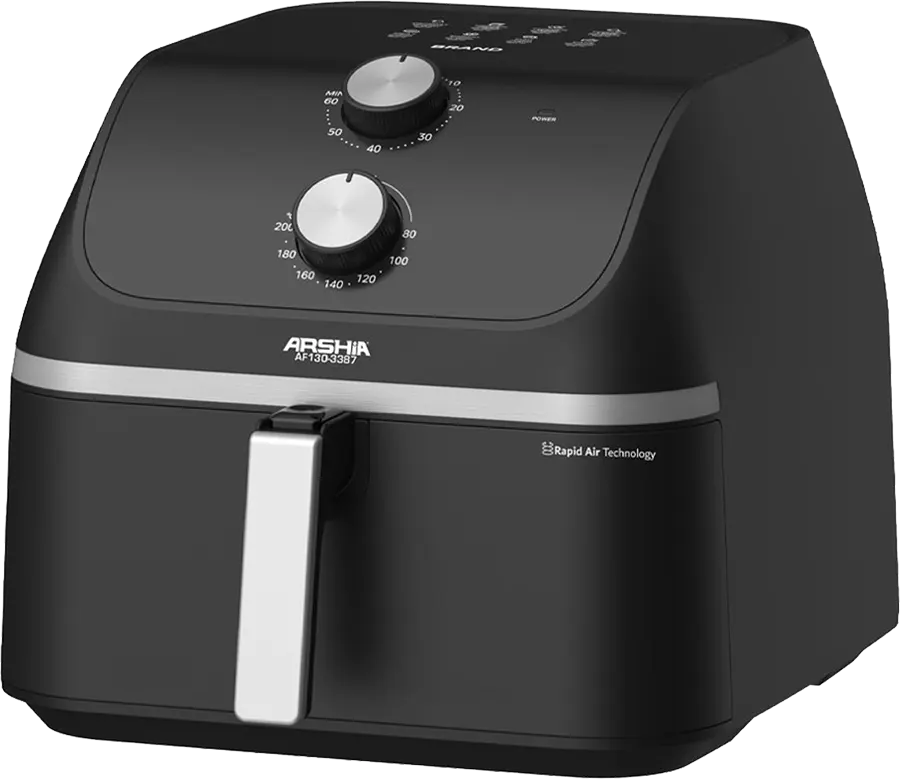 قلاية هوائية ارشيا، 2260 وات، 9 لتر، تدفق هواء ثلاثي الأبعاد، اسود، AF130-3387