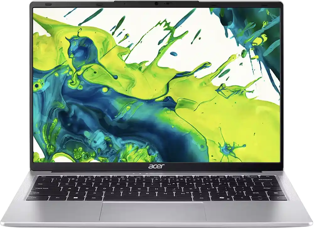 لابتوب أيسر أسباير لايت 14 AL14-51P-5866، معالج إنتل كور I5-1334U، رامات سعة 8 جيجابايت، هارد ديسك SSD سعة 512 جيجابايت، شاشة WUXGA مقاس 14 بوصة، كارت شاشة إنتل فائقة الدقة، نظام التشغيل ويندوز 11 هوم، لون فضي فاتح