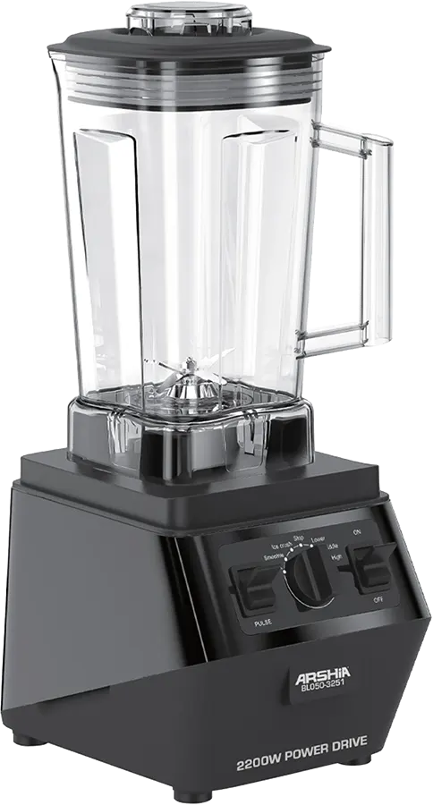 Arshia Electric Blender, 2200 Watts, 2 Liters, Black, BL050-3251