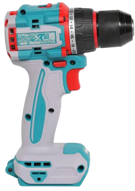 Drill Total Tools, 20V, 66N, without battery and charger, TIDLI206681