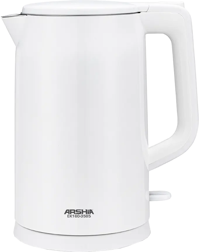 غلاية مياه كهربائية ارشيا، 1800 وات، 1.7 لتر، استانلس، أبيض، EK160-3585