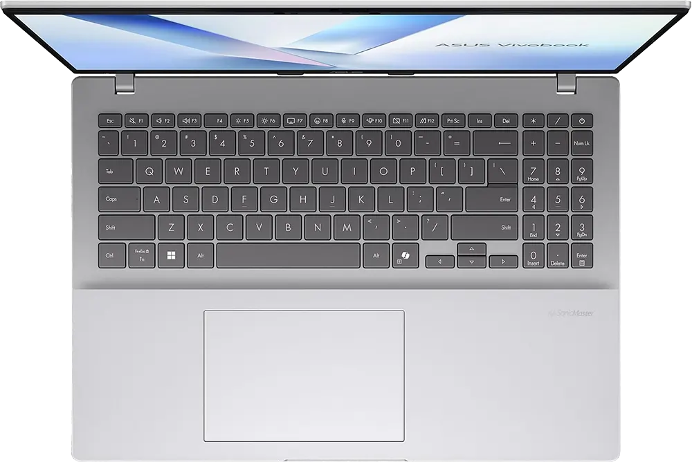 ASUS Vivobook 16 X1607QA-MB054W Laptop, Snapdragon® X  X1 26 100, 16GB RAM, 1TB SSD Hard Disk, 16.0 Inch WUXGA Display, Integrated Qualcomm® Adreno Graphics Card, Windows 11 Home, Cool Silver