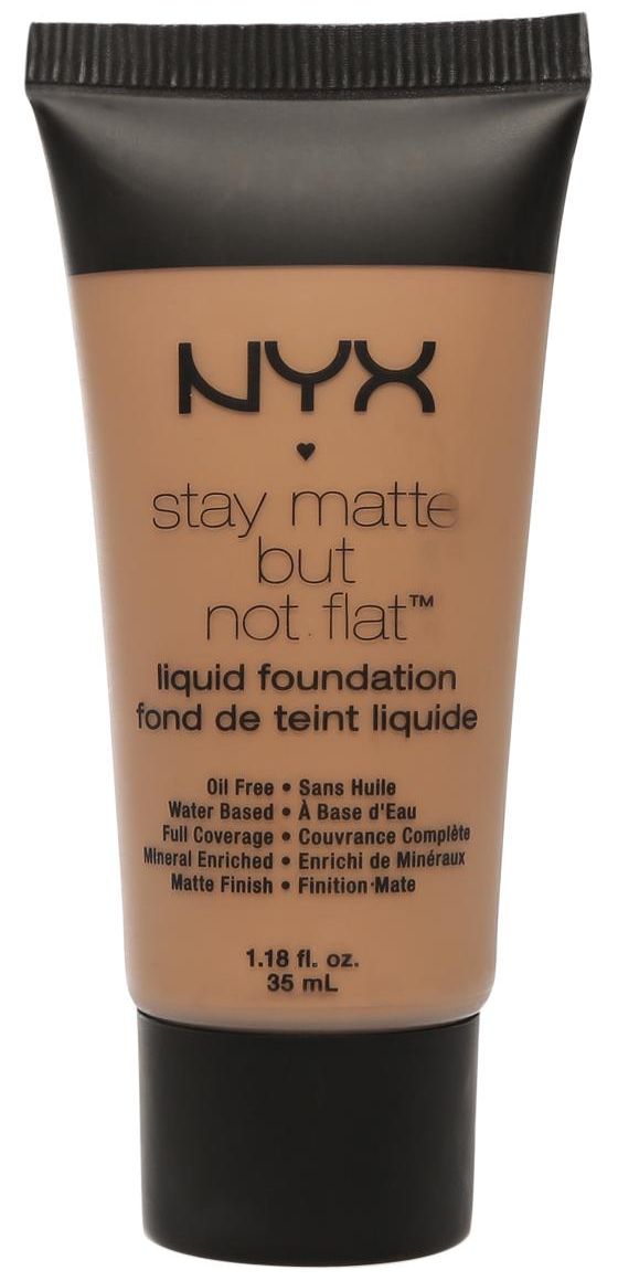 NYX Stay Matte But Not Flat Liquid Foundation - SMF06 Medium Beige, 35 ml  Elghazawy Shop