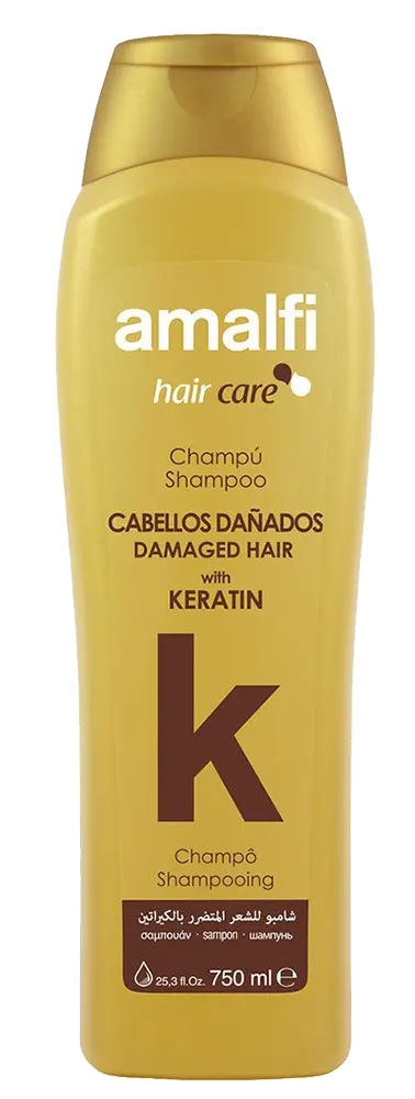 Amalfi Keratin Shampoo For Damaged Hair, 750 Ml