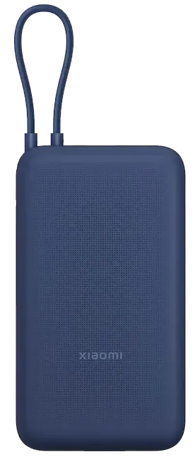 باور بانك شاومي ، سعة 20000 مللي أمبير ، بقوة 33 وات ، كابل مضمن ، أزرق، PB2030MI
