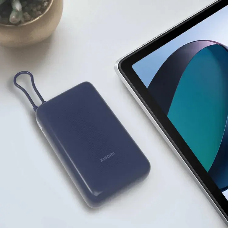 باور بانك شاومي ، سعة 20000 مللي أمبير ، بقوة 33 وات ، كابل مضمن ، أزرق، PB2030MI