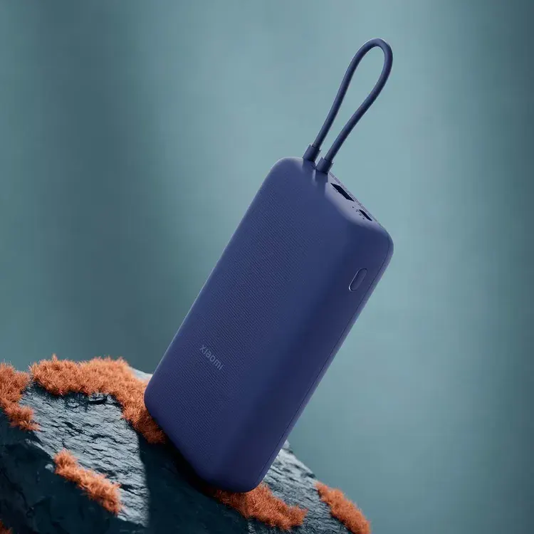 باور بانك شاومي ، سعة 20000 مللي أمبير ، بقوة 33 وات ، كابل مضمن ، أزرق، PB2030MI