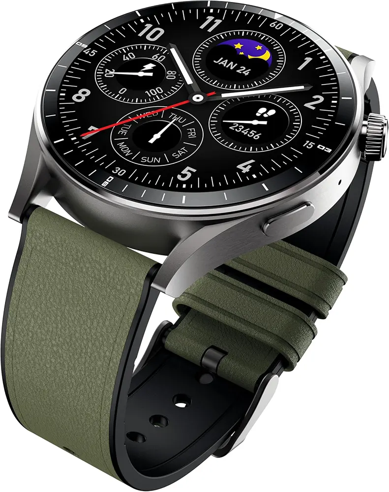 ساعة انفينيكس سمارت اكس واتش N4 برو ، شاشة اموليد 1.43 بوصة ، بلوتوث 5.3 ، بطارية 300mAh  ، تدعم المكالمات ، مقاومة للماء ، تيتانيوم جراي ، XW4E