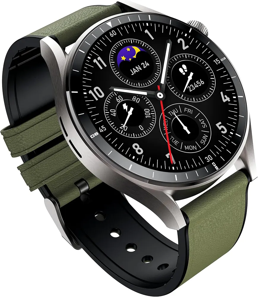 ساعة انفينيكس سمارت اكس واتش N4 برو ، شاشة اموليد 1.43 بوصة ، بلوتوث 5.3 ، بطارية 300mAh  ، تدعم المكالمات ، مقاومة للماء ، تيتانيوم جراي ، XW4E