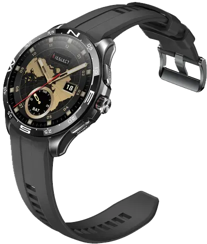 ساعة كيسليكت Actor Ultra الذكية، شاشة LTPO أموليد، مقاس 1.6 بوصة، تدعم gps، بلوتوث 5.3، مقاومة للماء 5 ATM، أسود