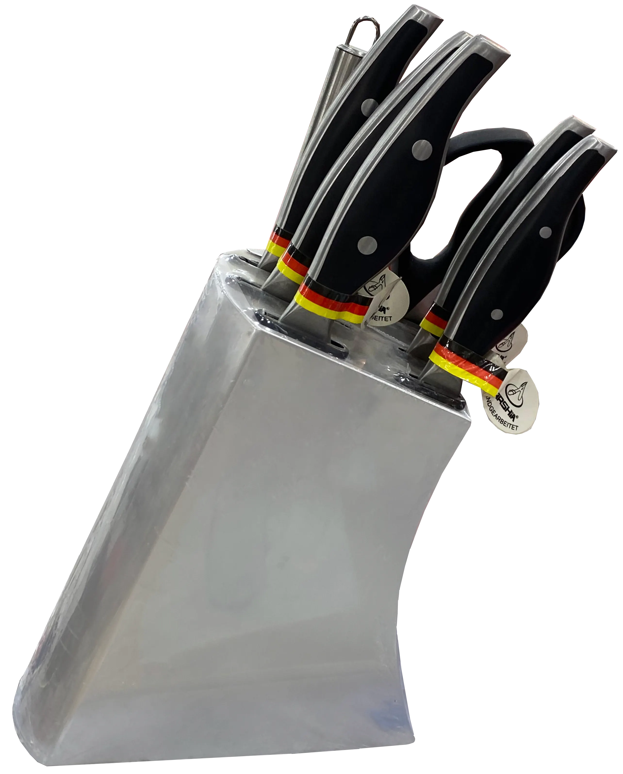 طقم سكاكين  ستانلس ستيل من ارشا ، 8 قطع ، 1264