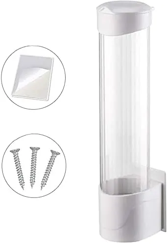 ديسبنسر أكواب ورقية مع لاصق  473 مل ، الوان متعددة ، 73-2