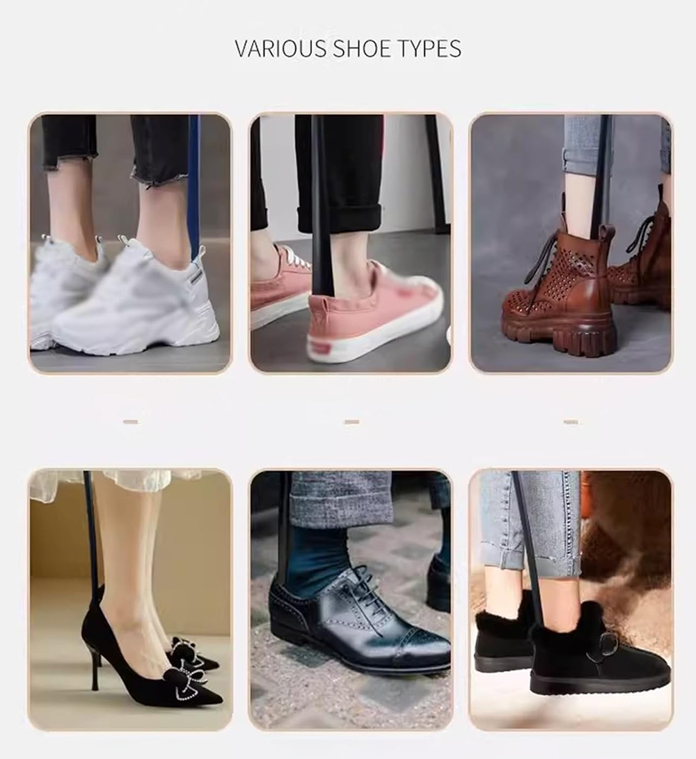 Plastic Shoe Horn, Multi Colors, 1338