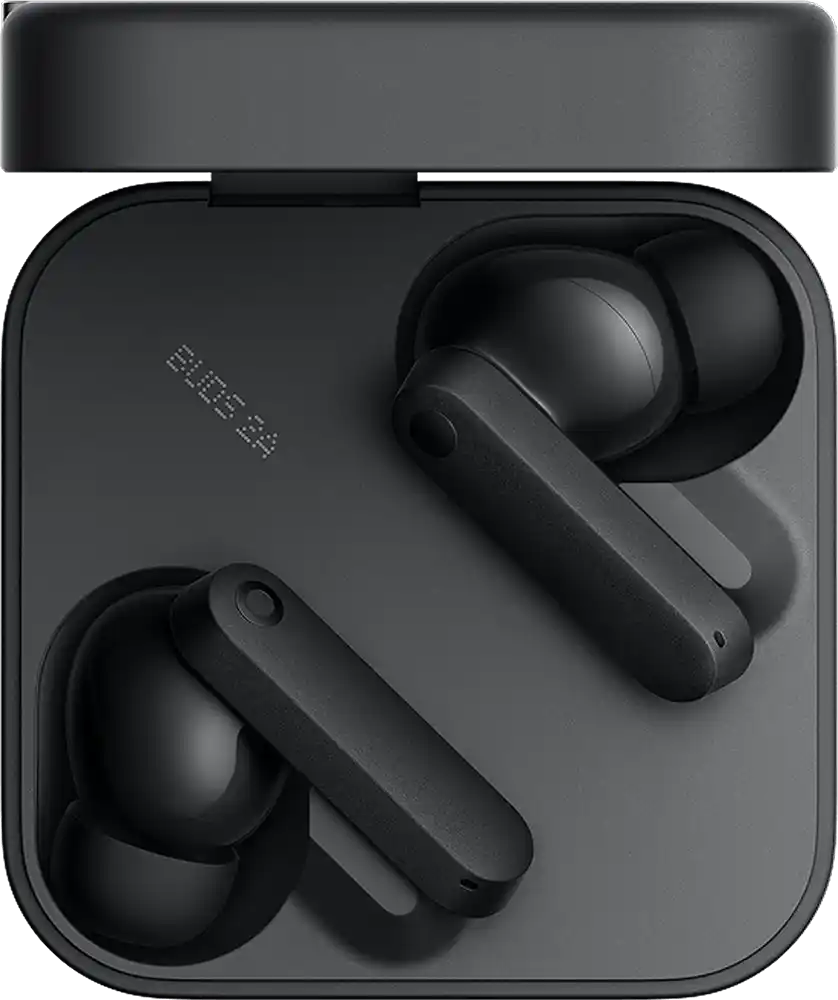 Nothing CMF Buds 2A Earbuds, Bluetooth V5.4, ANC, Water Resistant, Black