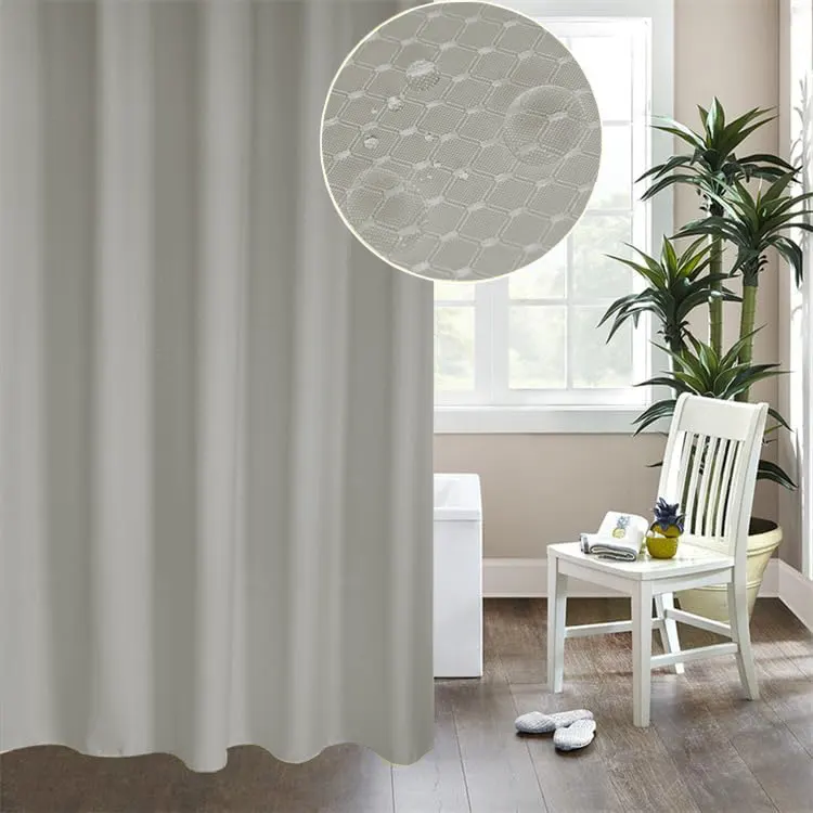 ستارة حمام مقاومة للماء ، الوان متعددة  ، 95-2