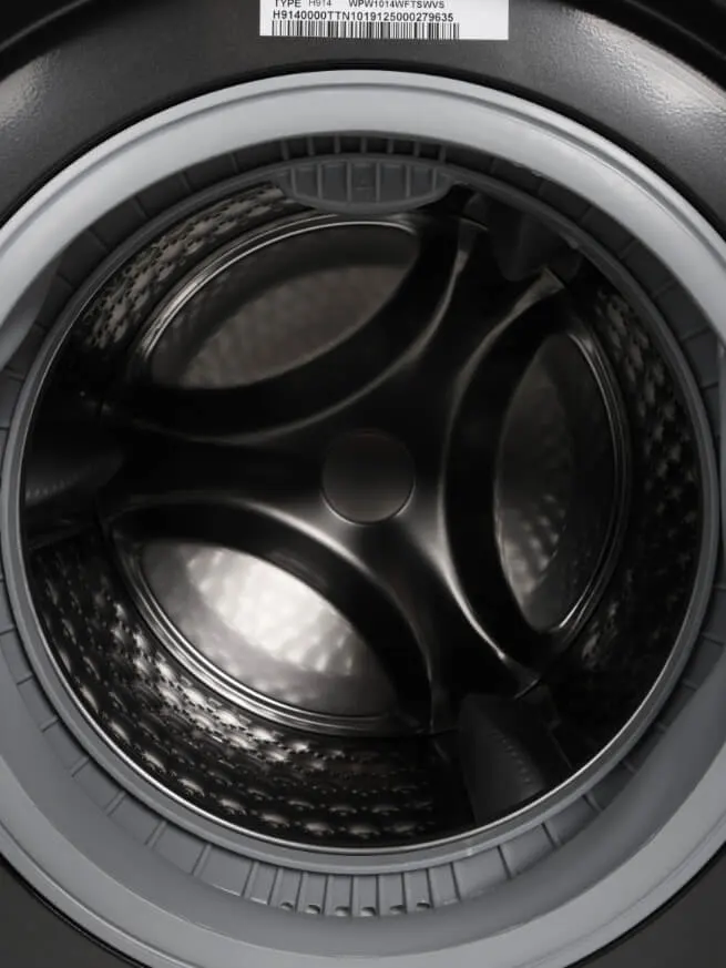 غسالة ملابس فول اوتوماتيك وايت بوينت ايطالي ، 9 كيلو ، 1400 لفه ، شاشة ديجيتال ،انفرتر ، خاصية البخار ، واي فاي ، جرافيت ، WPW914WFTSWVS