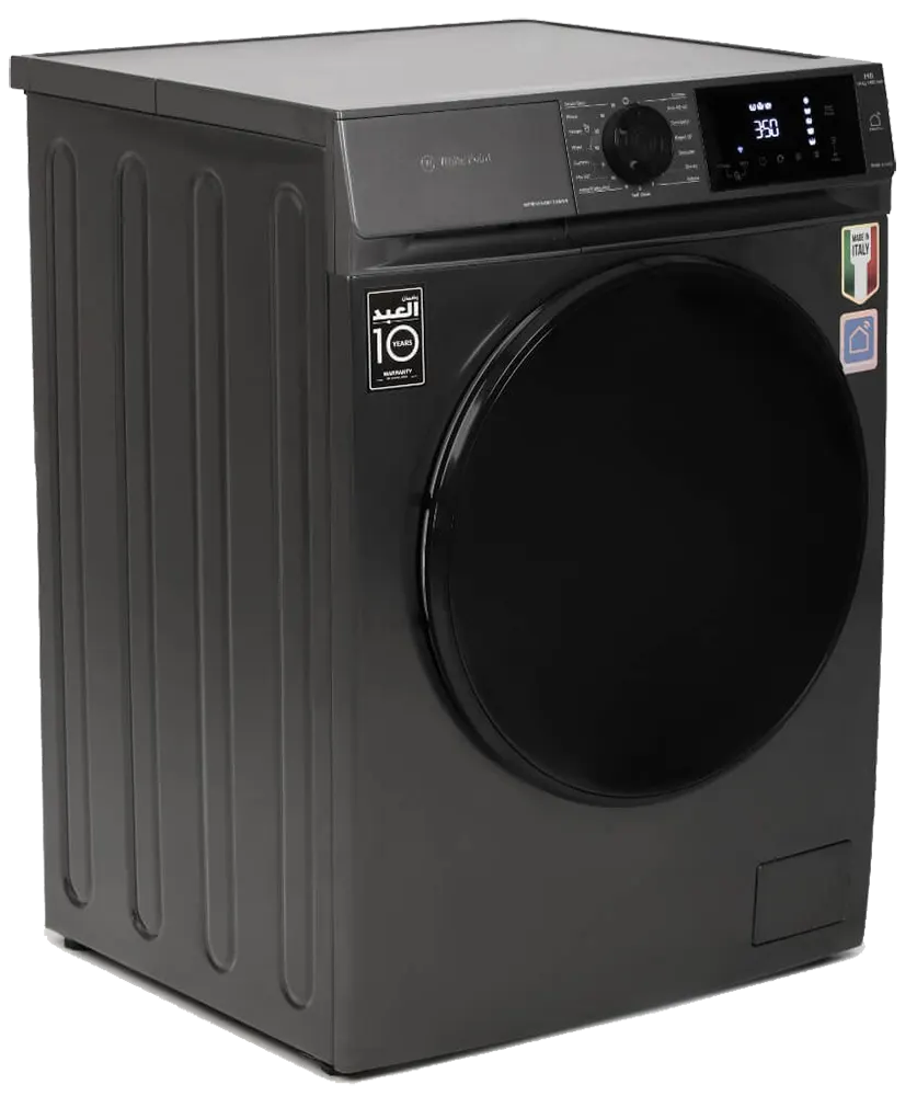 غسالة ملابس فول اوتوماتيك وايت بوينت ايطالى ، 11 كيلو ، 1400 لفة ، شاشة ديجيتال ، انفرتر ، خاصية البخار ، واي فاي ، جرافيت ، WPW1114WFTSWVS