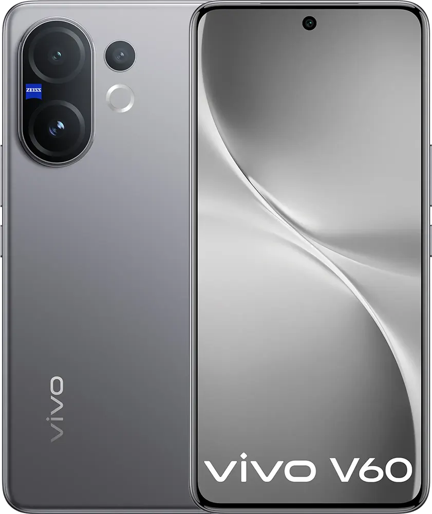 موبايل فيفو V60 ثنائي الشريحة، ذاكرة 512 جيجابايت، رامات 12 جيجابايت، شبكة الجيل الخامس، رمادي