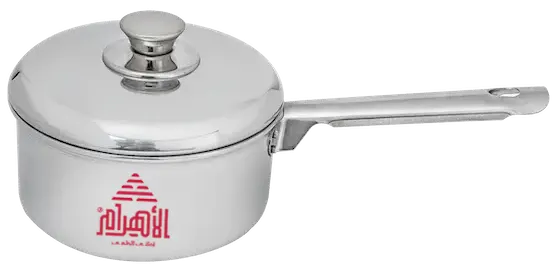 Al Ahram Classic Aluminum Casserole, 16 cm, Stainless Steel Handle