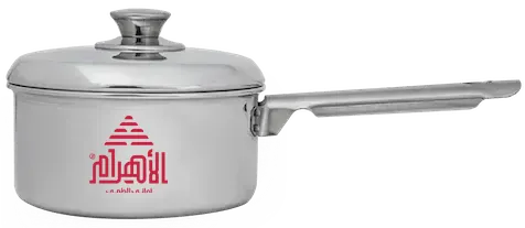 Al Ahram Classic Aluminum Casserole, 16 cm, Stainless Steel Handle