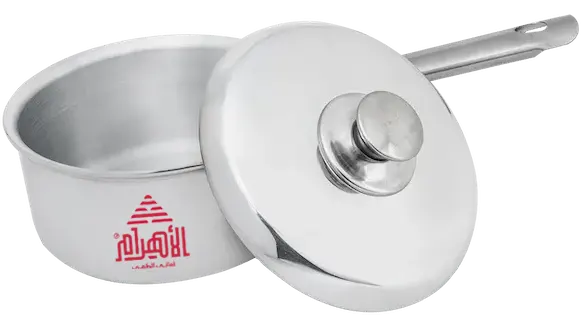 Al Ahram Classic Aluminum Casserole, 14 cm, Stainless Steel Handle