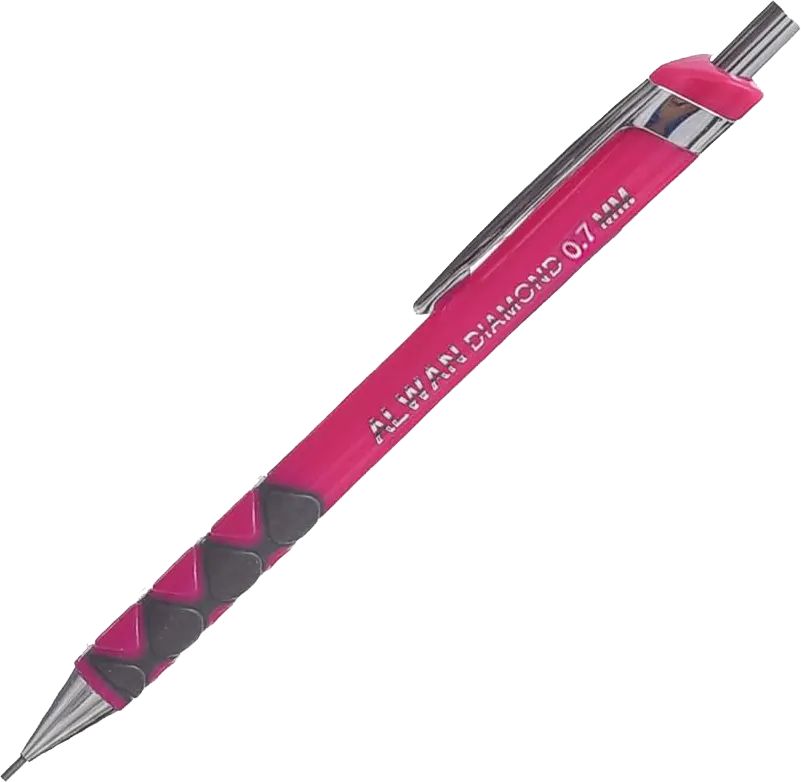 Alwan  Mechanical Pencil, 0.7 mm lead, Pink, 1307.0.7