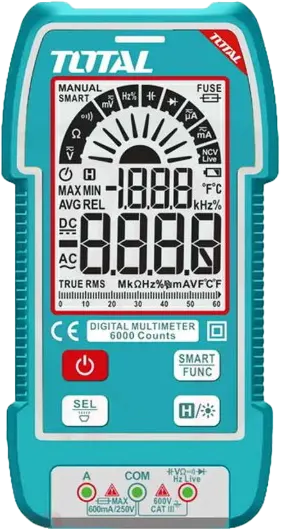 افوميتر توتال تولز سمارت ، 600 فولت ، ديجيتال ، ازرق ، TMT516004