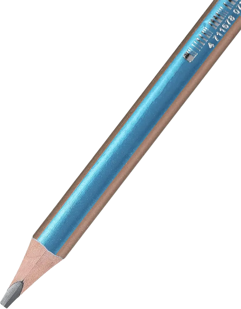 Y-Plus Jumbo Triangle Pencil, Blue