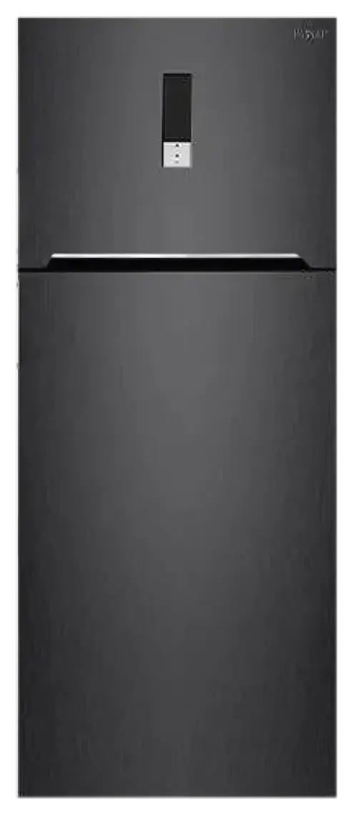 ثلاجة باساب نوفرست تركي ، 420 لتر ، 2 باب ، شاشة ديجيتال ، انفرتر ، ارفف بايركس ، اسود ، FGV480