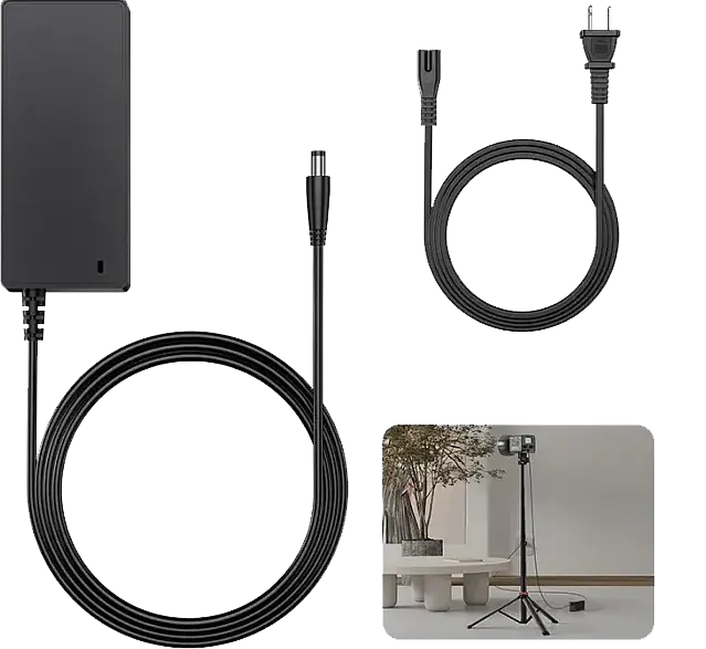 ULANZI HT005 Power Adapter, 3.42A, 19V, Total Cable Length 2.7m, Black, L075