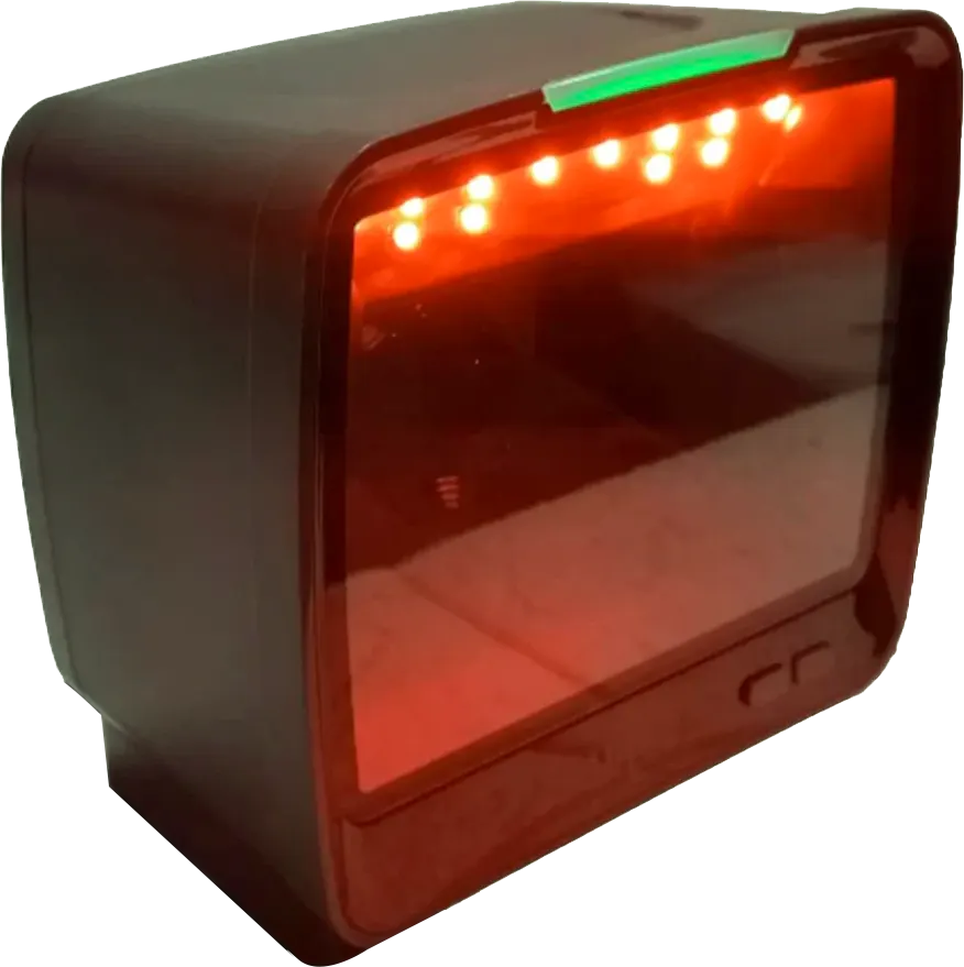 U.POS 2D Desktop Barcode Wired Scanner, Dark Green, UP-888PRO