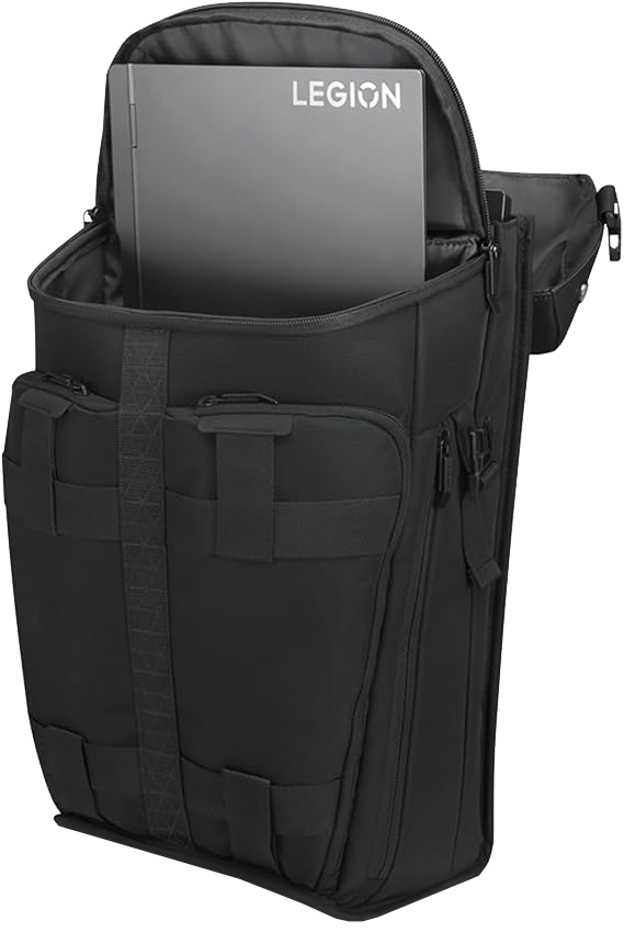 شنطة ظهر لاب توب لينوفو ليجن اكتيف جيمينج ، مقاس 17 بوصة ، مقاومة للماء ، أسود