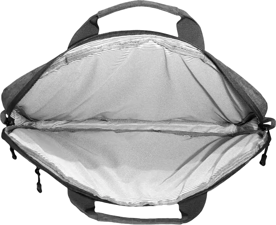 Iconz Laptop Shoulder Bag, 15.6 Inch, Nylon, Light Grey, 3038