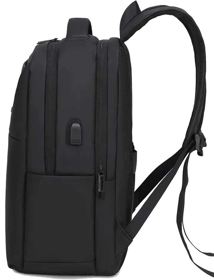 شنطة ظهر لاب توب رحالة ، مقاس 15.6 بوصة ، مقاومة للماء ، أسود ، A902
