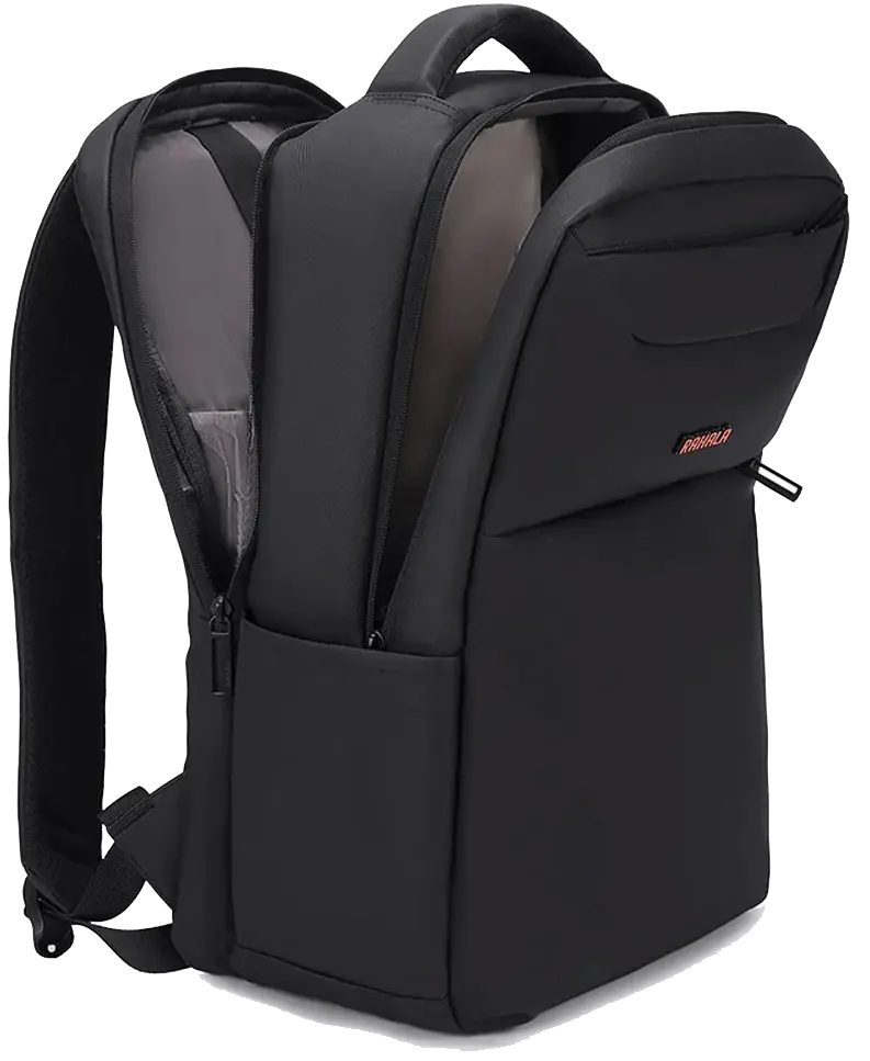Rahala Laptop Backpack, 15.6 inch, Water-Resistant, Black , A902