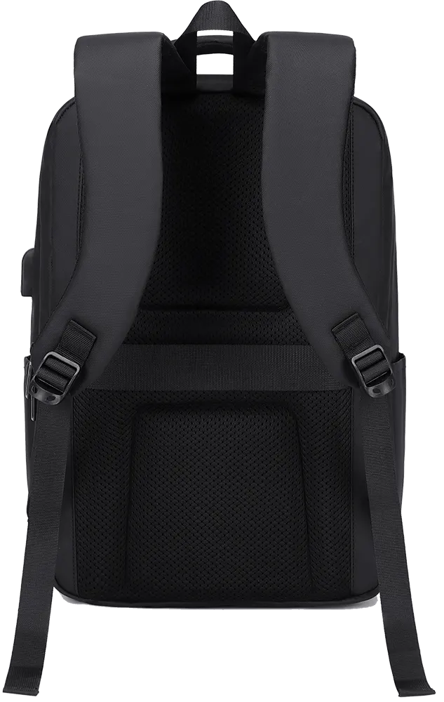شنطة ظهر لاب توب رحالة ، مقاس 15.6 بوصة ، مقاومة للماء ، أسود ، A901