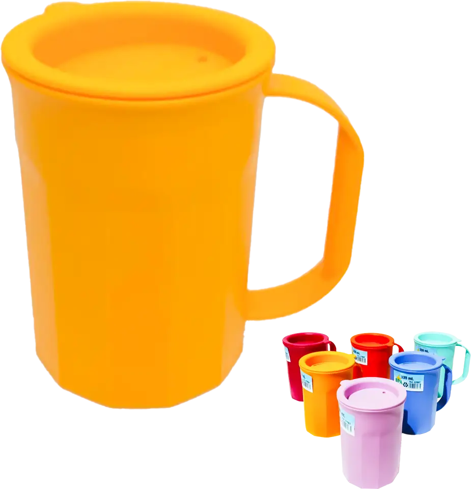Mintra 335ml Plastic Mug with Lid