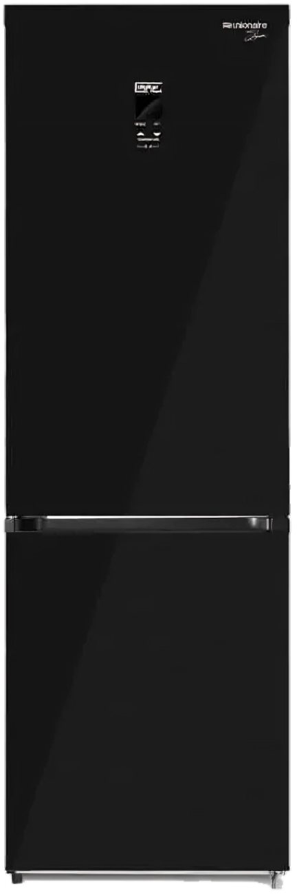 Unionaire Combi No Frost Refrigerator, 370 Liters, 2 Doors, Digital Display, Glass Door, Black, URN-500CLBLG1A-DTXHN