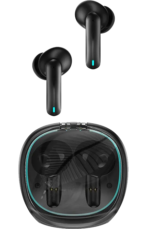 سماعة اذن لاسلكية للألعاب يوسامز سلسلة XJ، بلوتوث 5.3،  مايكروفون ثنائي، إلغاء الضوضاء البيئية، أسود، XJ13 BHUXJ01