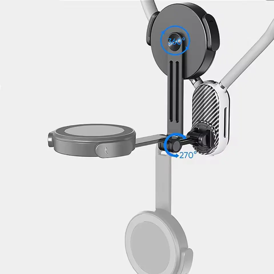 حامل هاتف للرقبة من جماري، مغناطيسي، قابل للدوران، mg-02
