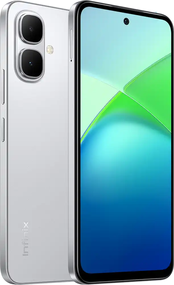 موبايل انفينيكس سمارت 10 ثنائي الشريحة، ذاكرة 128 جيجابايت، رامات 4 جيجابايت، شبكة الجيل الرابع إل تي إي، فضي
