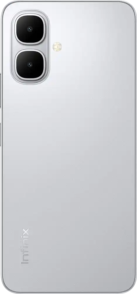 Infinix Smart 10 Dual SIM Mobile, 128GB Memory, 4GB RAM, 4G LTE, Titanium Silver