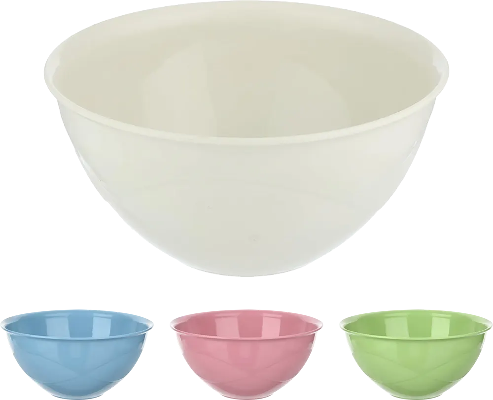 Titiz round plastic bowl, 500 ml, various colors, 9111