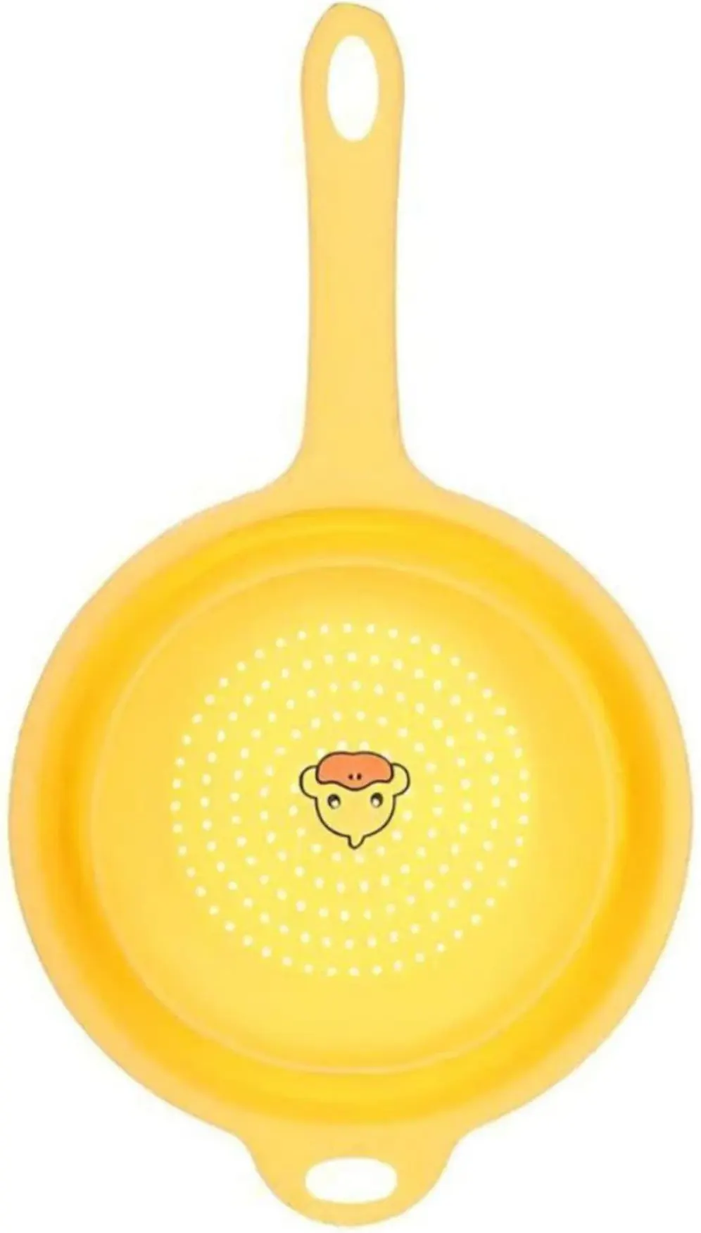 مصفى مدوره سيلكون بطوط ، اصفر ، 74-7